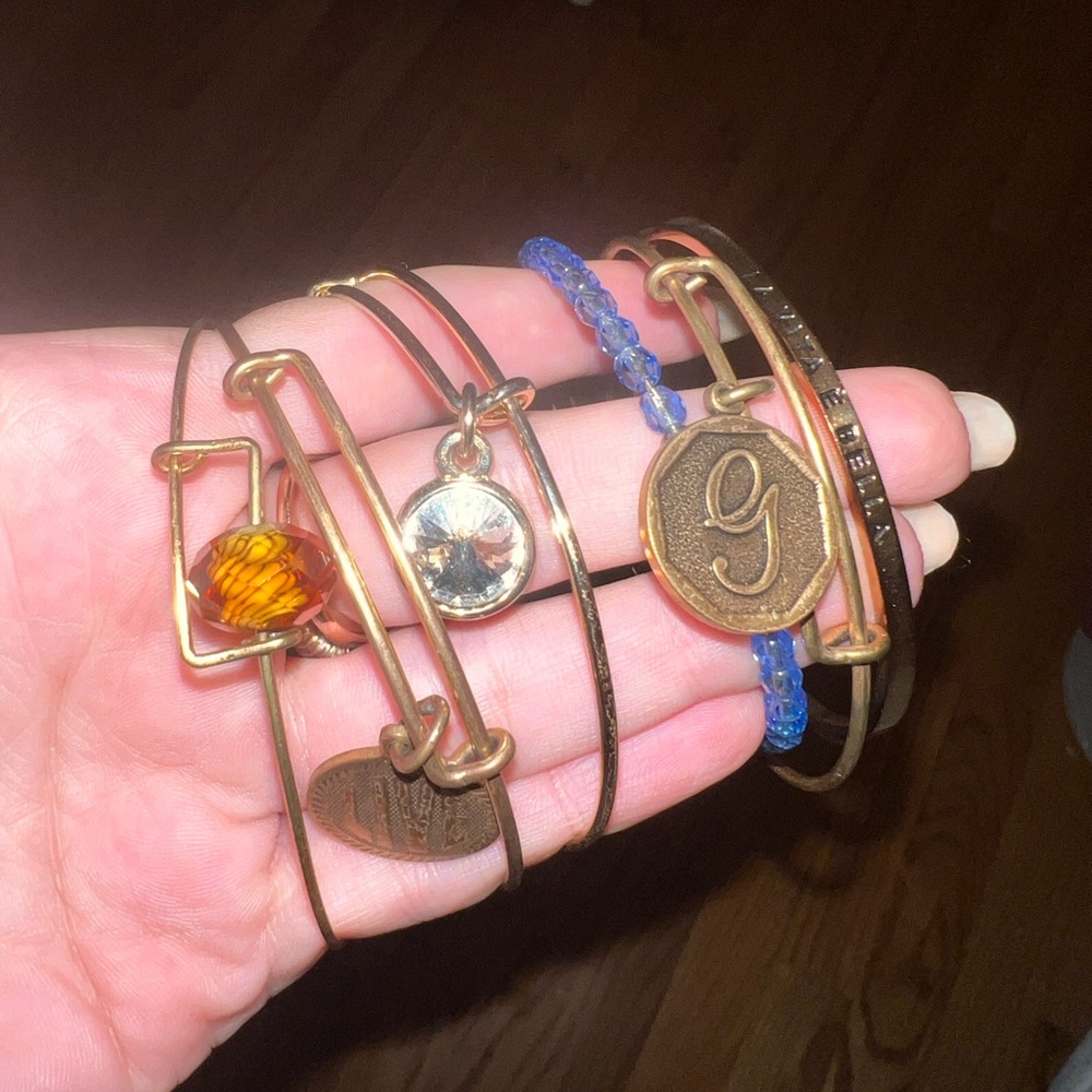 Alex & Ani Gold Bangles